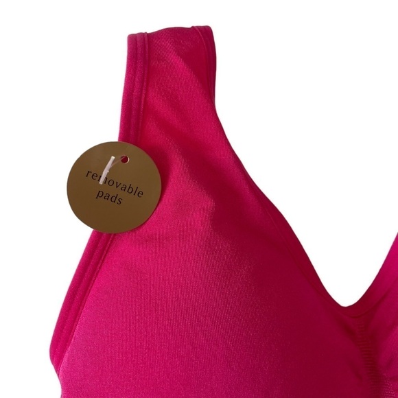 NWT Wacoal B-Smooth Fuchsia Wire Free Bralette, Band Size 34 - Picture 3 of 6